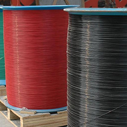 Colored nylon coated wire